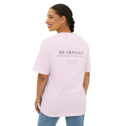 Beardsage Founder’s Tee — Premium by Nature — Oversized Boxy Black T-Shirt