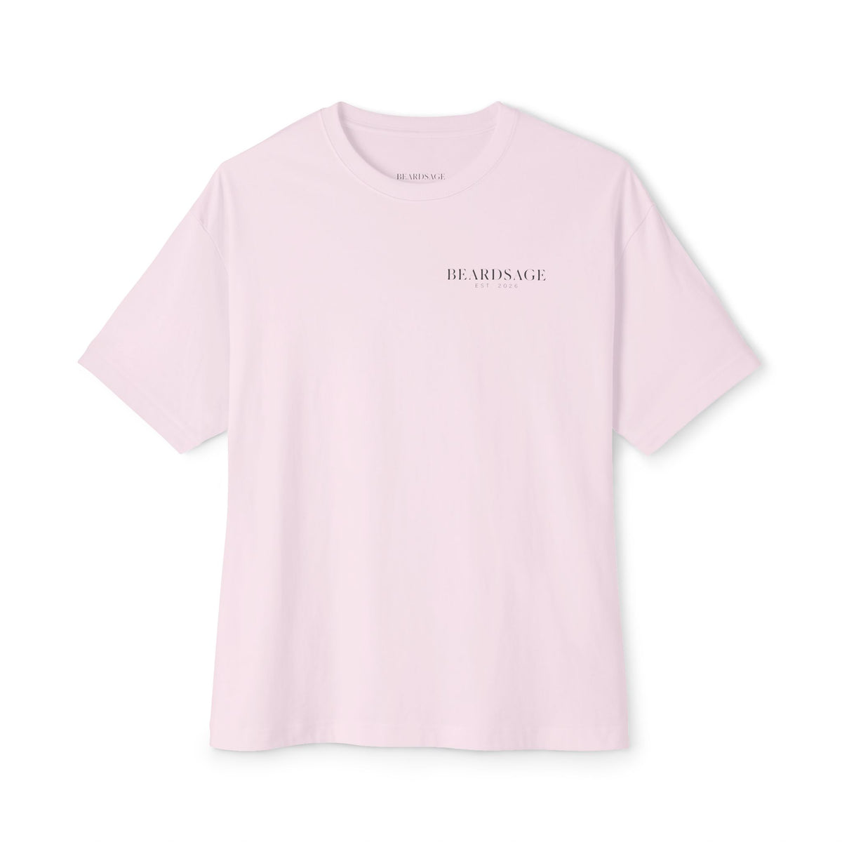 Beardsage Founder’s Tee — Premium by Nature — Oversized Boxy Black T-Shirt