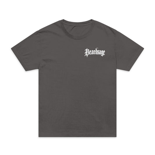 Beardsage Blackletter Oversized T-Shirt | Garment-Dyed Cotton