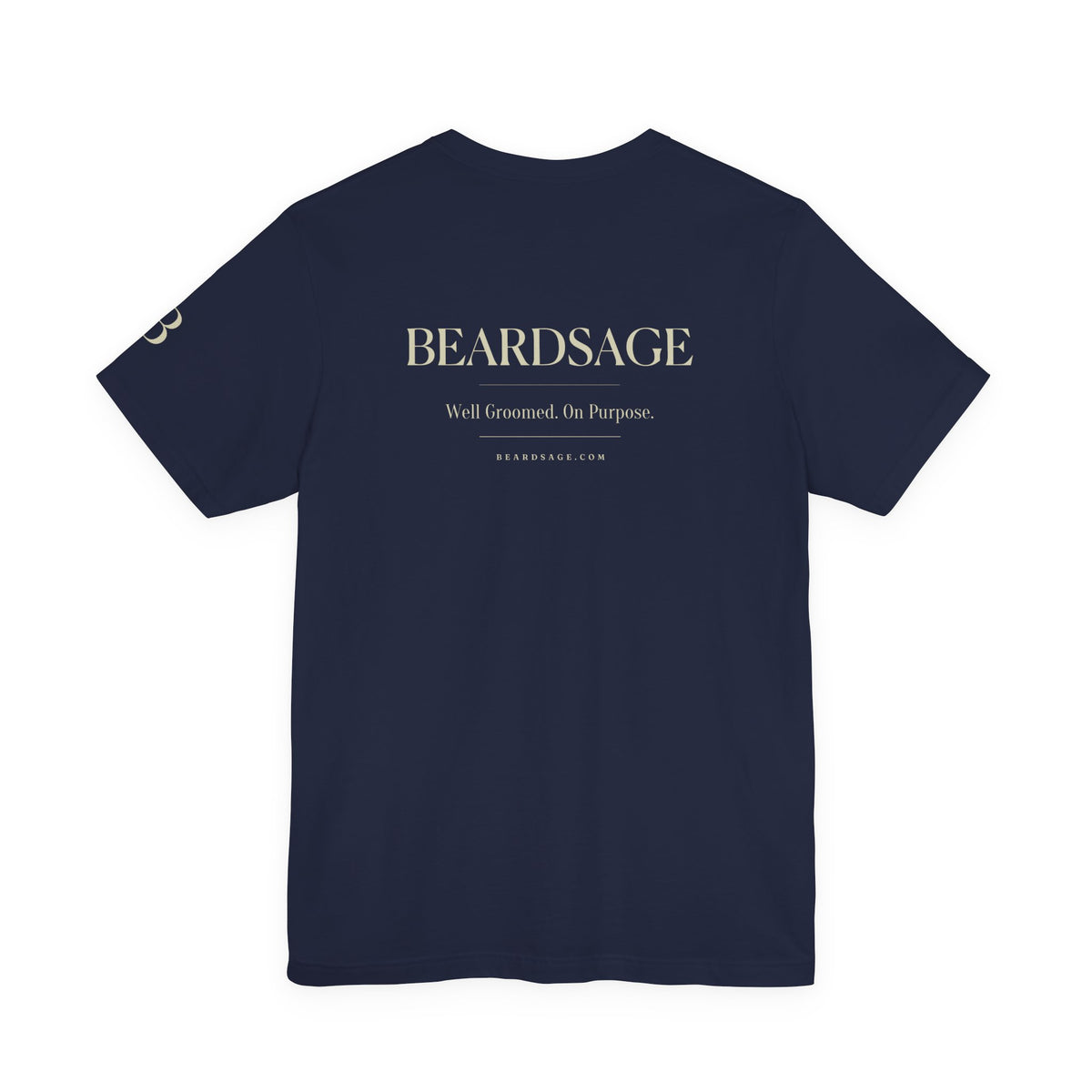 Be Serene Tee — Minimal White Graphic T-Shirt