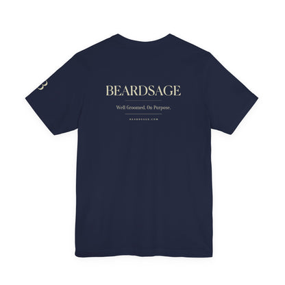 Be Serene Tee — Minimal White Graphic T-Shirt