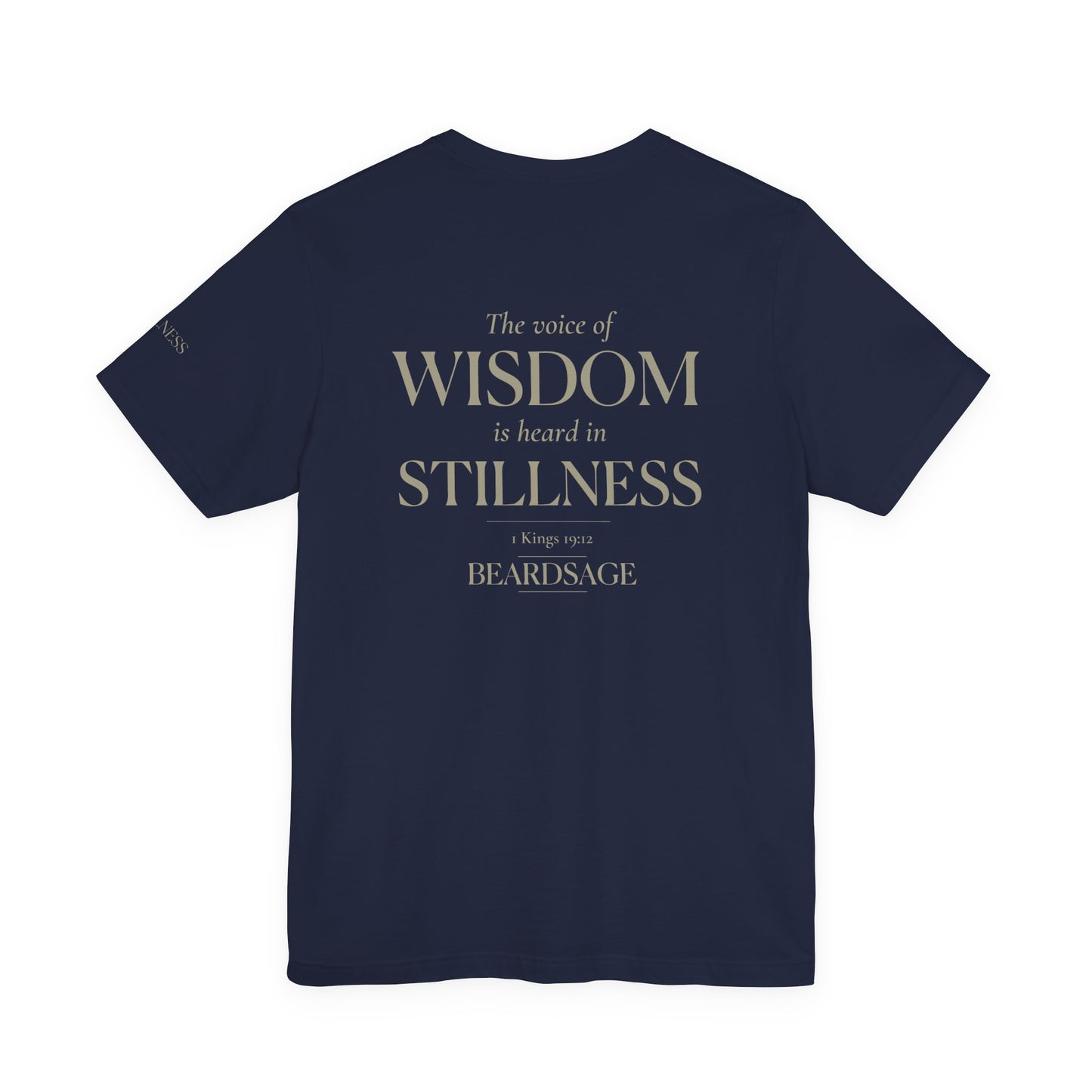 Be Still Faith-Based Tee — Minimal Graphic T-Shirt In Various Colors