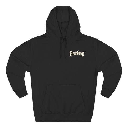 Beardsage Blackletter Hoodie | Cotton-Blend Fleece Pullover