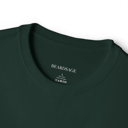 Beardsage Founder’s Tee — Premium by Nature — Oversized Boxy Black T-Shirt