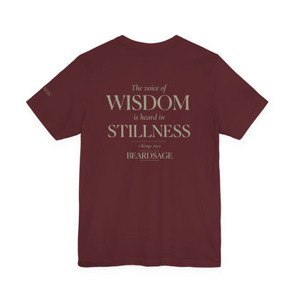 Be Still Faith-Based Tee — Minimal Graphic T-Shirt In Various Colors