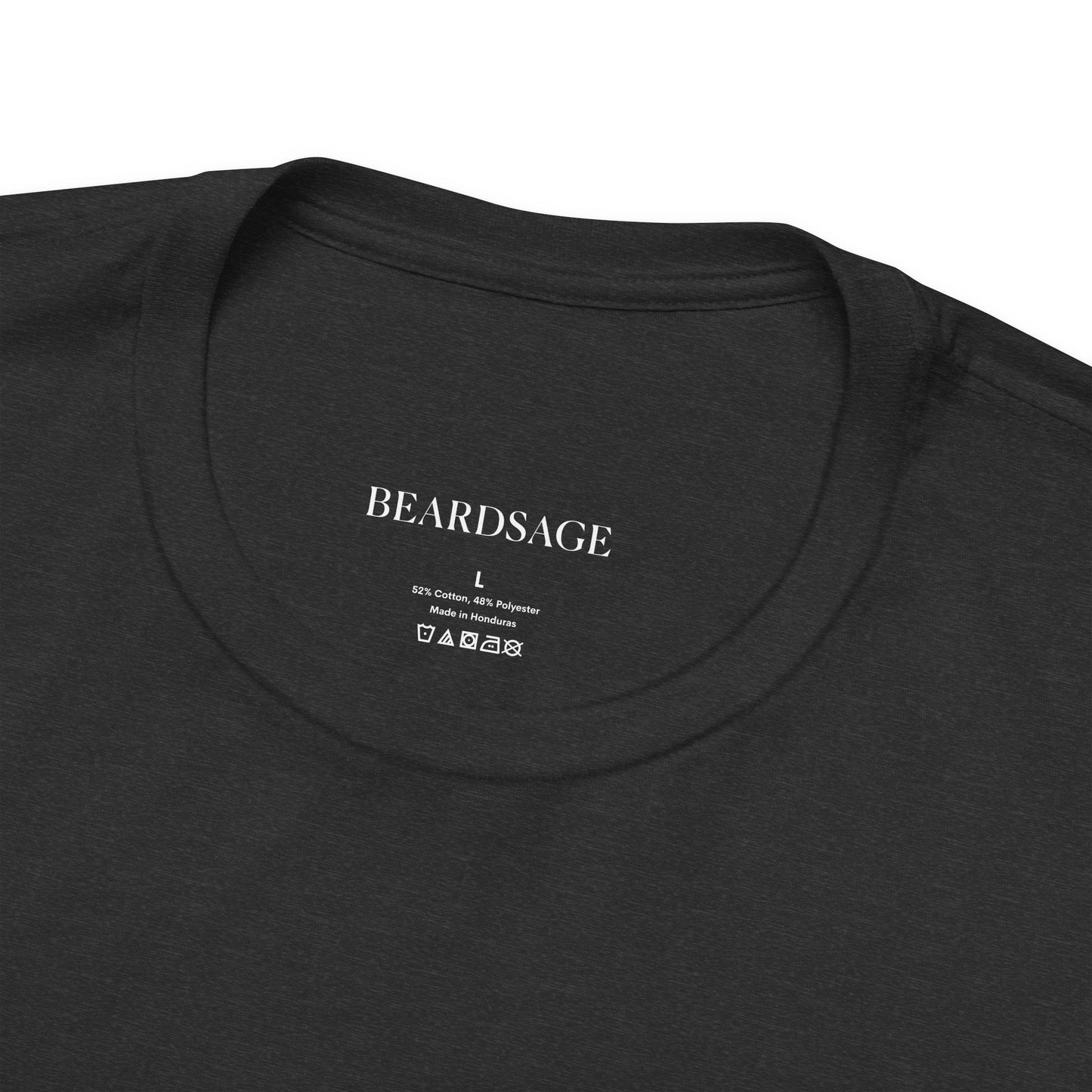 Be Serene Tee — Minimal White Graphic T-Shirt