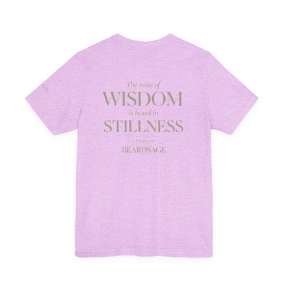 Be Still Faith-Based Tee — Minimal Graphic T-Shirt In Various Colors