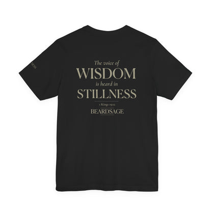 Be Still Faith-Based Tee — Minimal Graphic T-Shirt In Various Colors