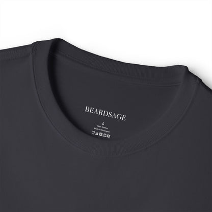 Beardsage Founder’s Tee — Premium by Nature — Oversized Boxy Black T-Shirt