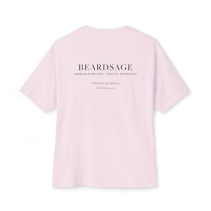 Beardsage Founder’s Tee — Premium by Nature — Oversized Boxy Black T-Shirt