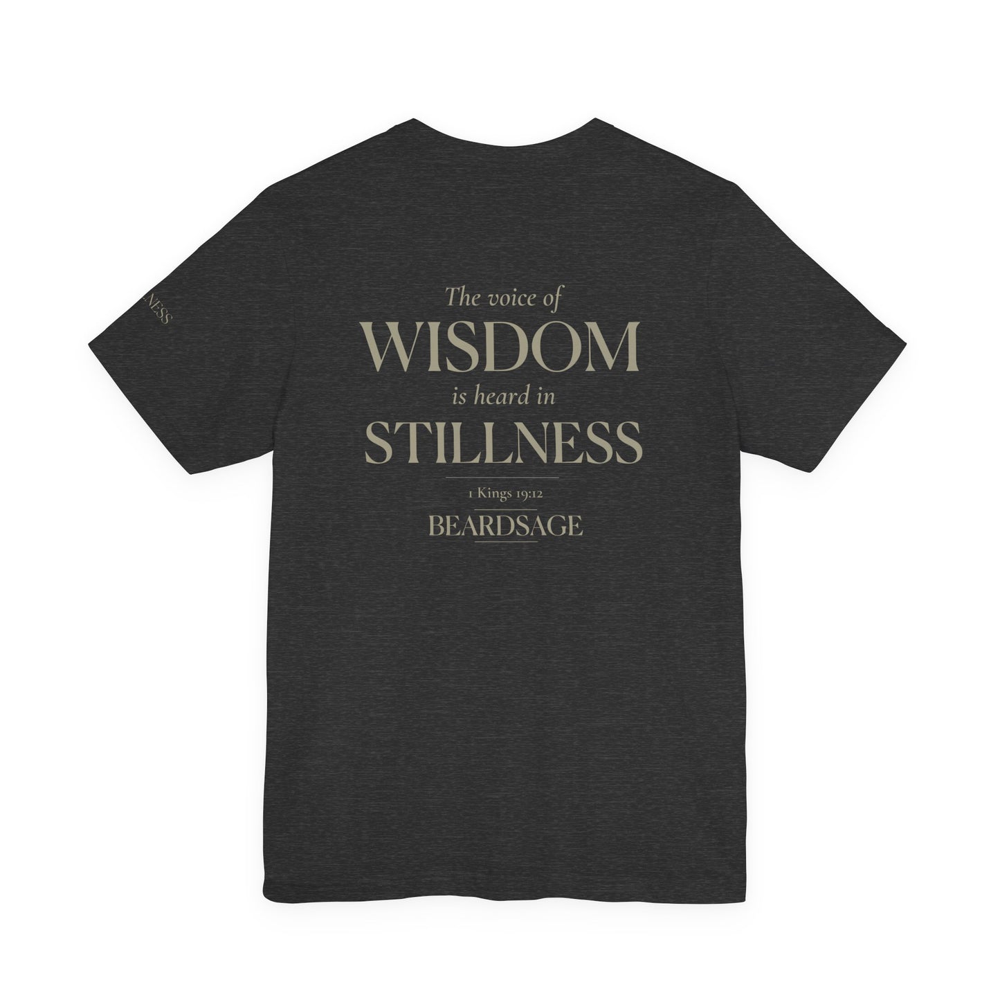 Be Still Faith-Based Tee — Minimal Graphic T-Shirt In Various Colors