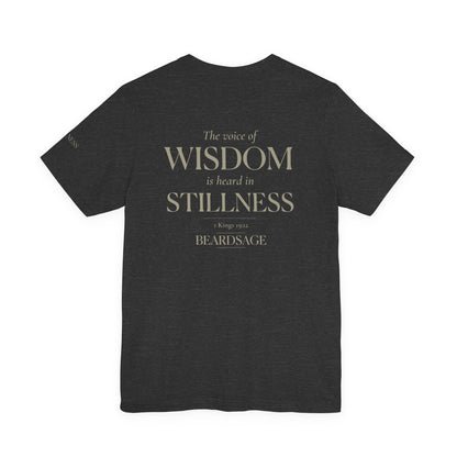 Be Still Faith-Based Tee — Minimal Graphic T-Shirt In Various Colors