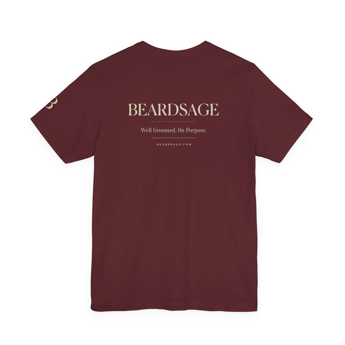 Be Serene Tee — Minimal White Graphic T-Shirt