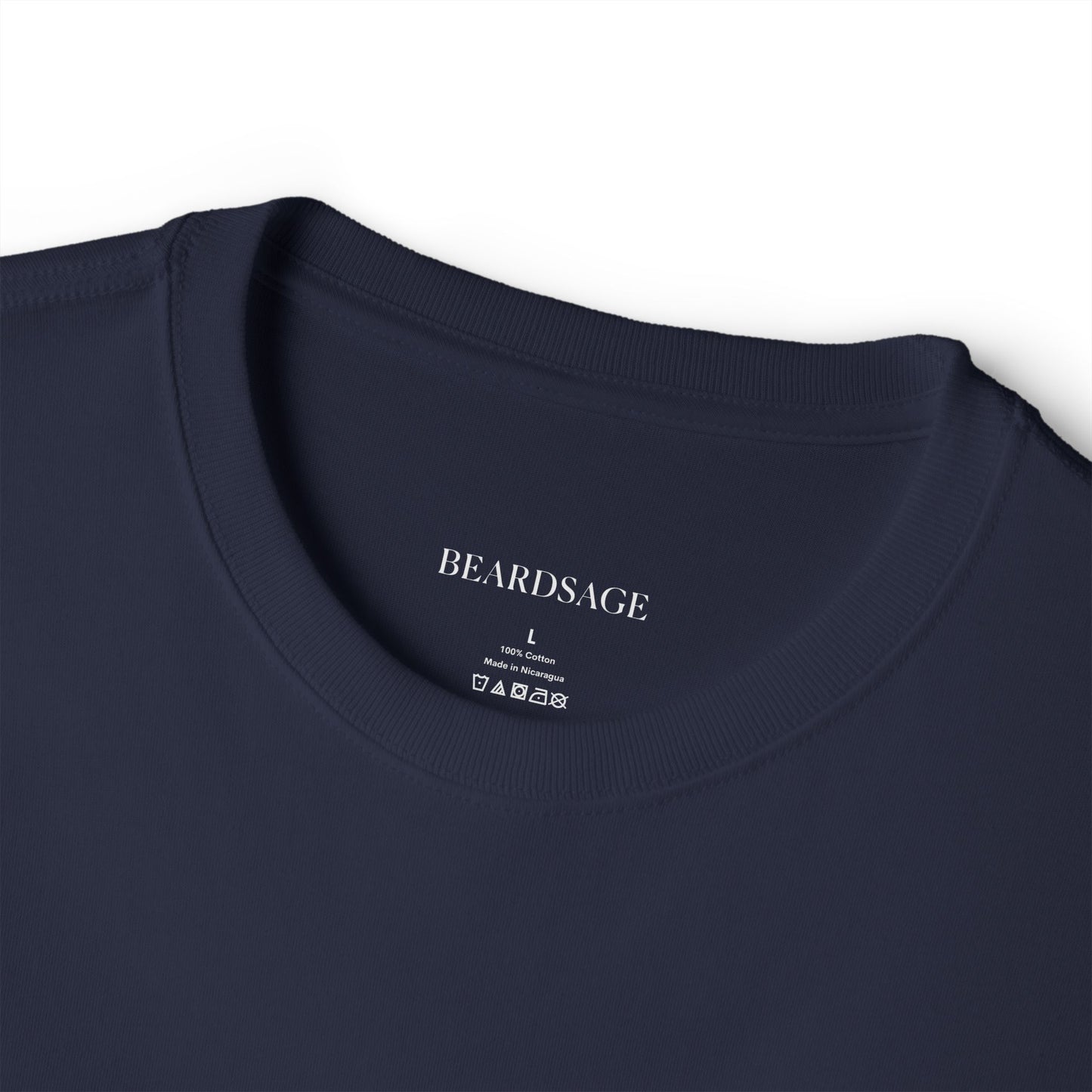 Beardsage Founder’s Tee — Premium by Nature — Oversized Boxy Black T-Shirt