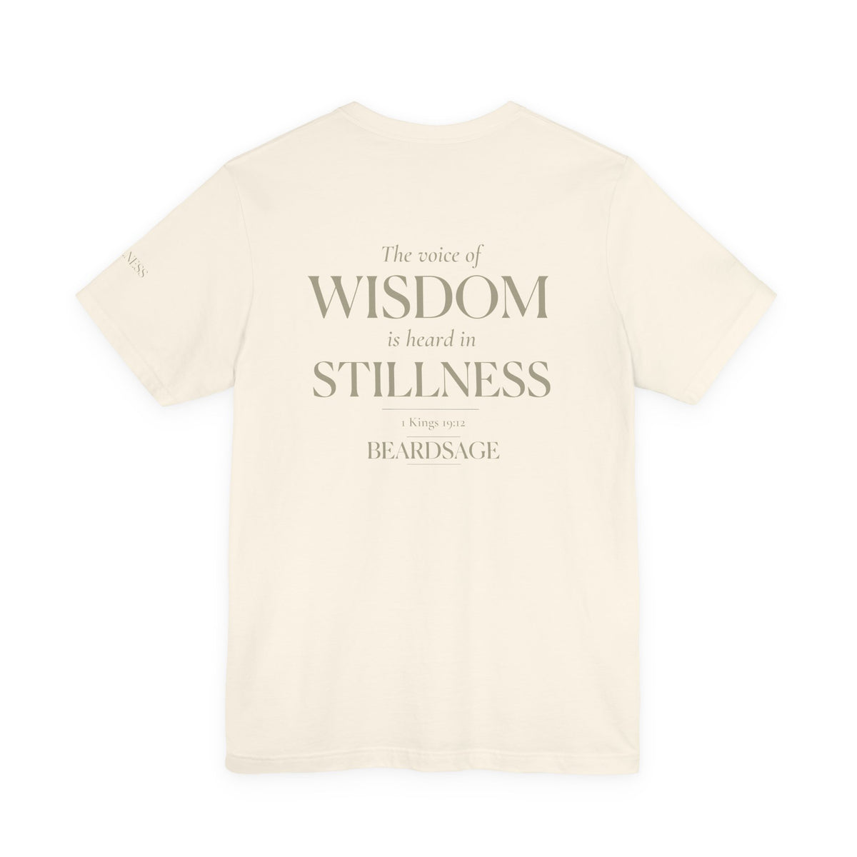 Be Still Faith-Based Tee — Minimal Graphic T-Shirt In Various Colors
