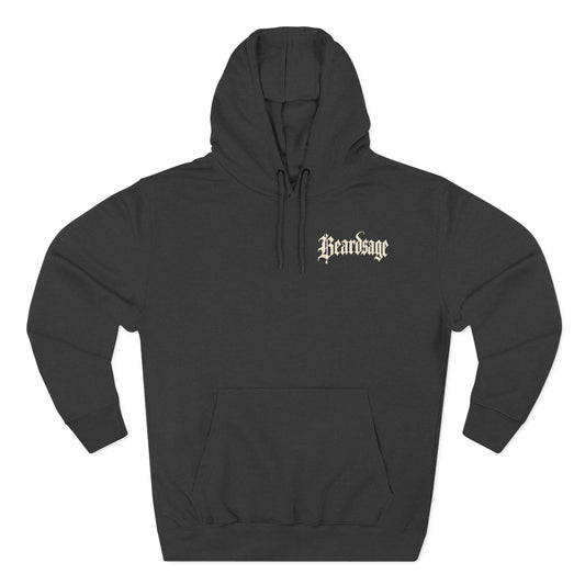 Beardsage Blackletter Hoodie | Cotton-Blend Fleece Pullover