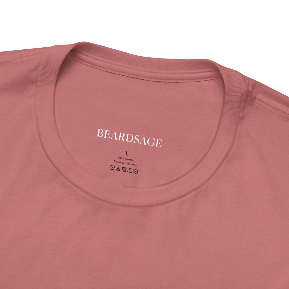 Be Serene Tee — Minimal White Graphic T-Shirt