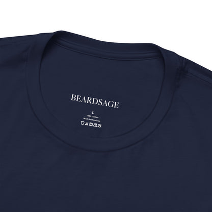 Be Serene Tee — Minimal White Graphic T-Shirt