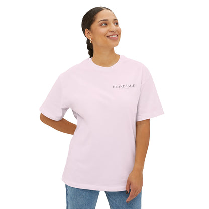 Beardsage Founder’s Tee — Premium by Nature — Oversized Boxy Black T-Shirt