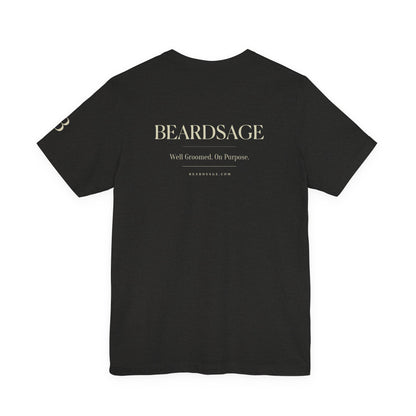 Be Serene Tee — Minimal White Graphic T-Shirt