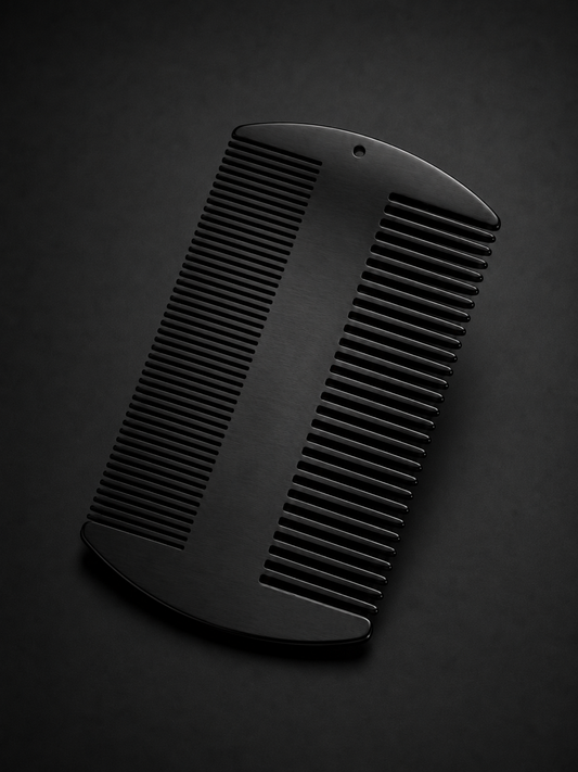 Metal Beard & Mustache Comb